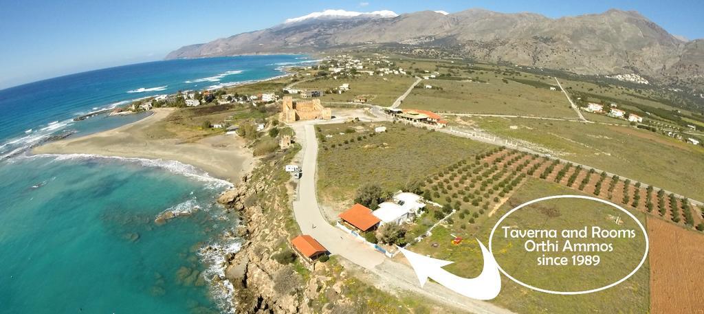 Orthi Ammos Hotel Frangocastelo Bagian luar foto
